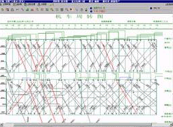 铁路机车周转图绘制系统界面