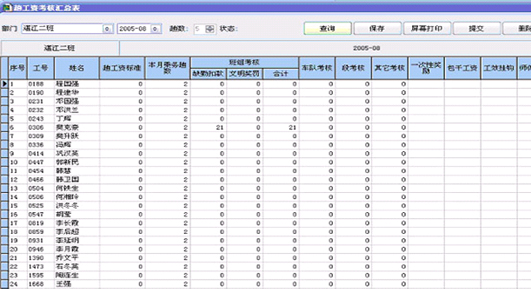 客运段软件趟工资靠个汇总功能