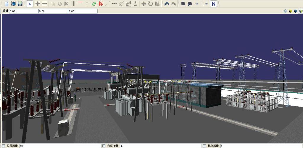 电力三维仿真系统图片-变电站设备图